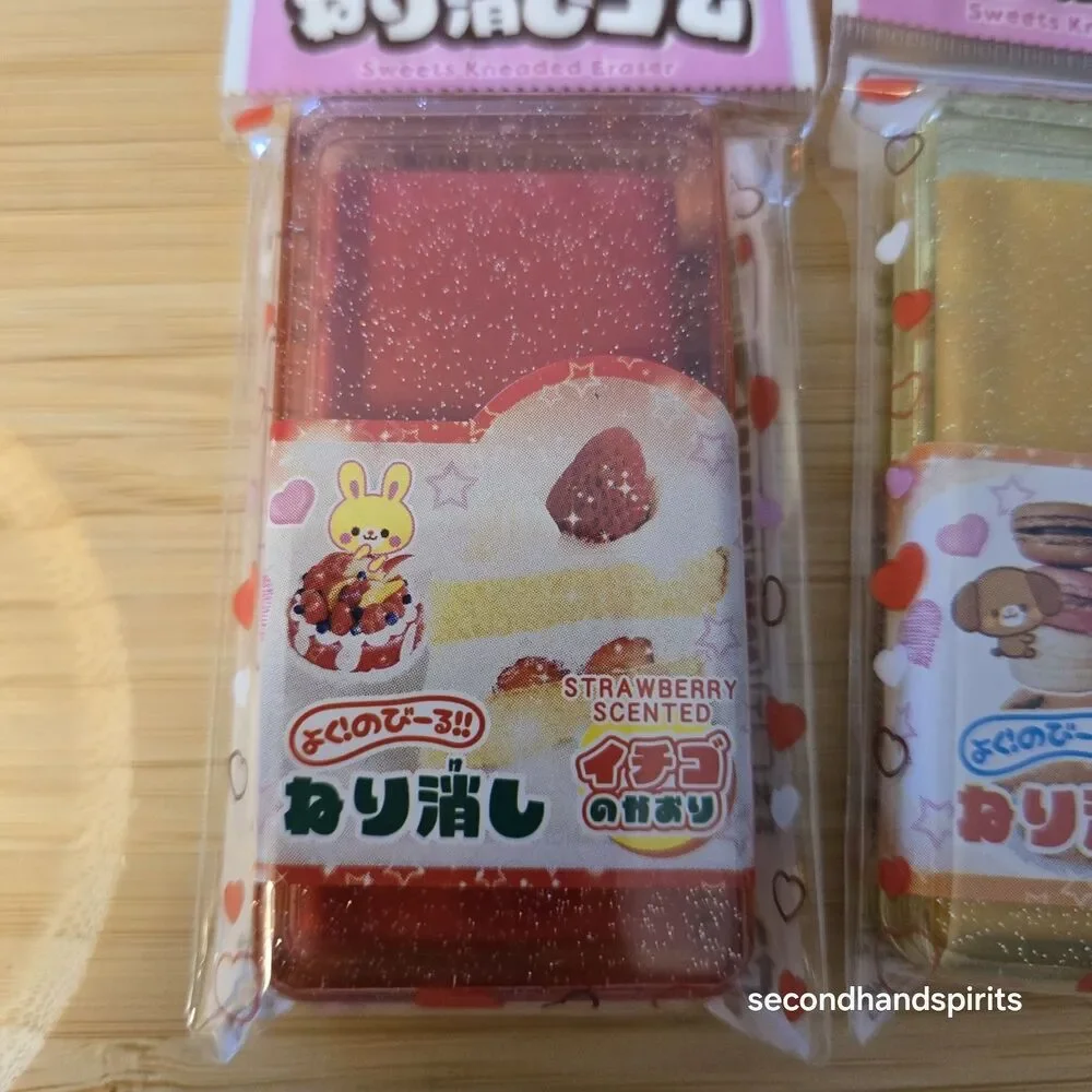 Daiso Japan Kneaded Eraser 5 Pc Lot Neri Keshi Scented Shuwa Soda Cola Dessert